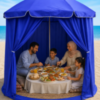 خيمة شاطئية محمولة